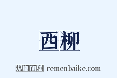 西柳是什么意思的图片